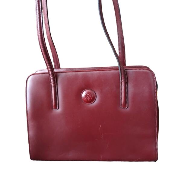 Vintage Louis Quatorze Leather Work Bag - Picture 1 of 8